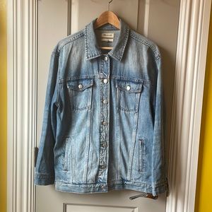 MADEWELL Oversized Trucker Jean Jacket size L